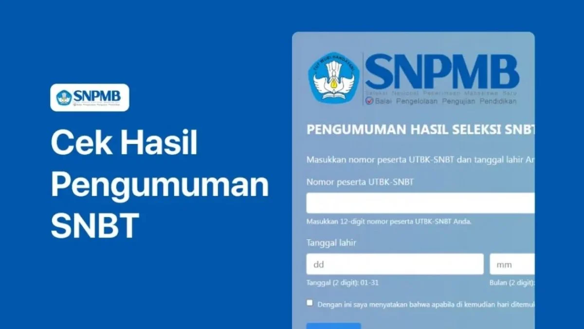 Cara Login Pengumuman SNBT 2026: Panduan Lengkap Cek Hasil