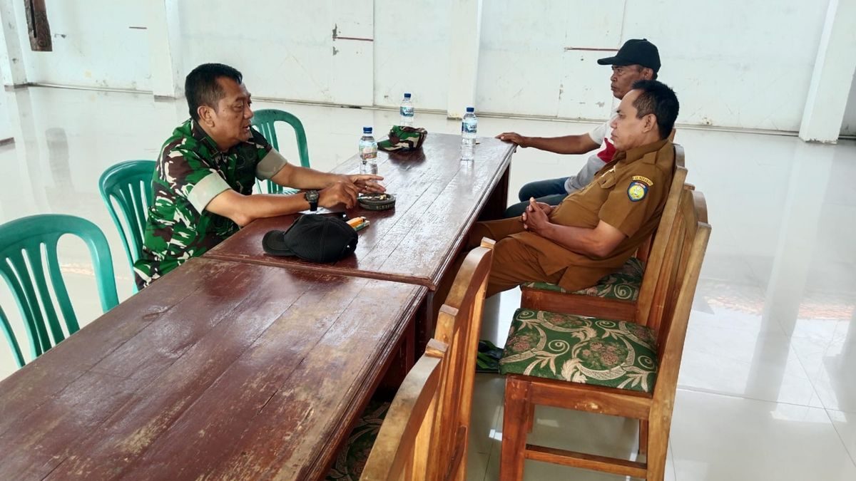 Danramil Lelea Komsos Kuwu Tempel Kulon, Perkuat Sinergitas Kamtibmas