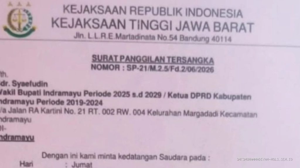 Dugaan Tunjangan DPRD Indramayu Memanas: Surat Tersangka Beredar