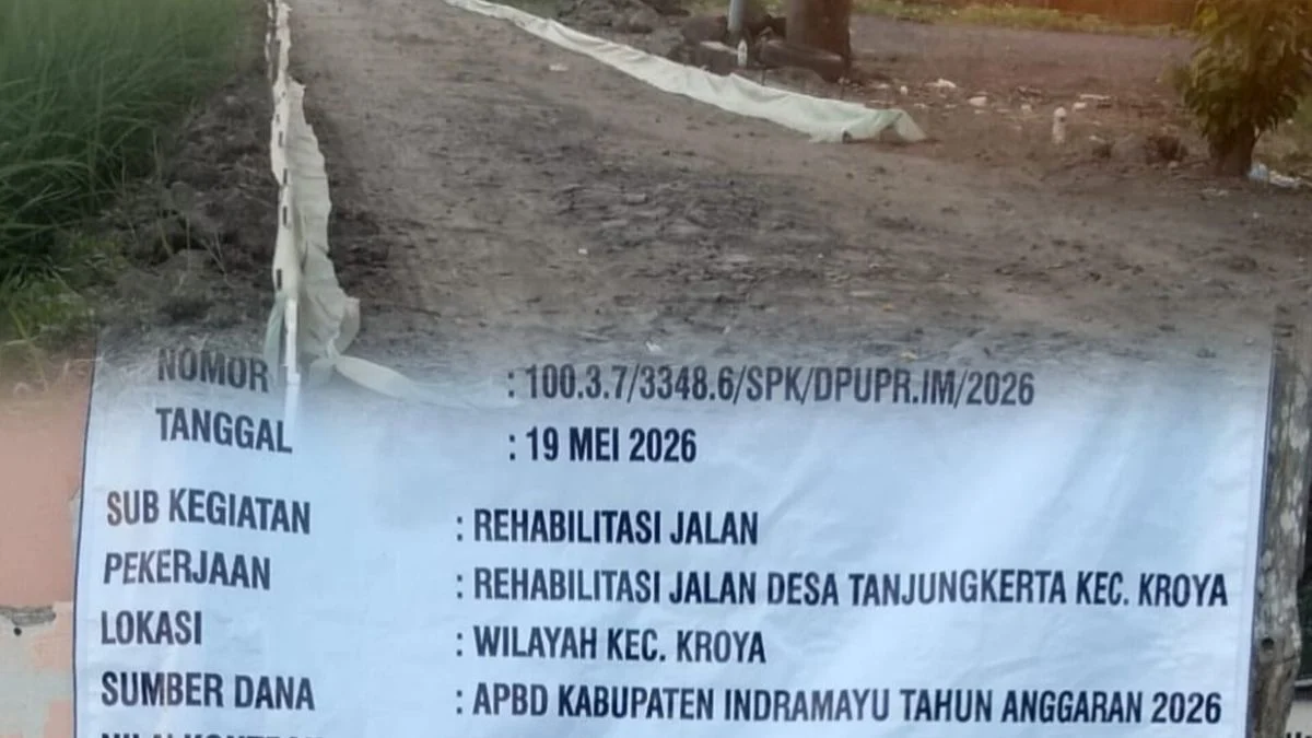 LSM Harimau Ungkap Curang Proyek Rabat Beton Tanjungkerta Indramayu