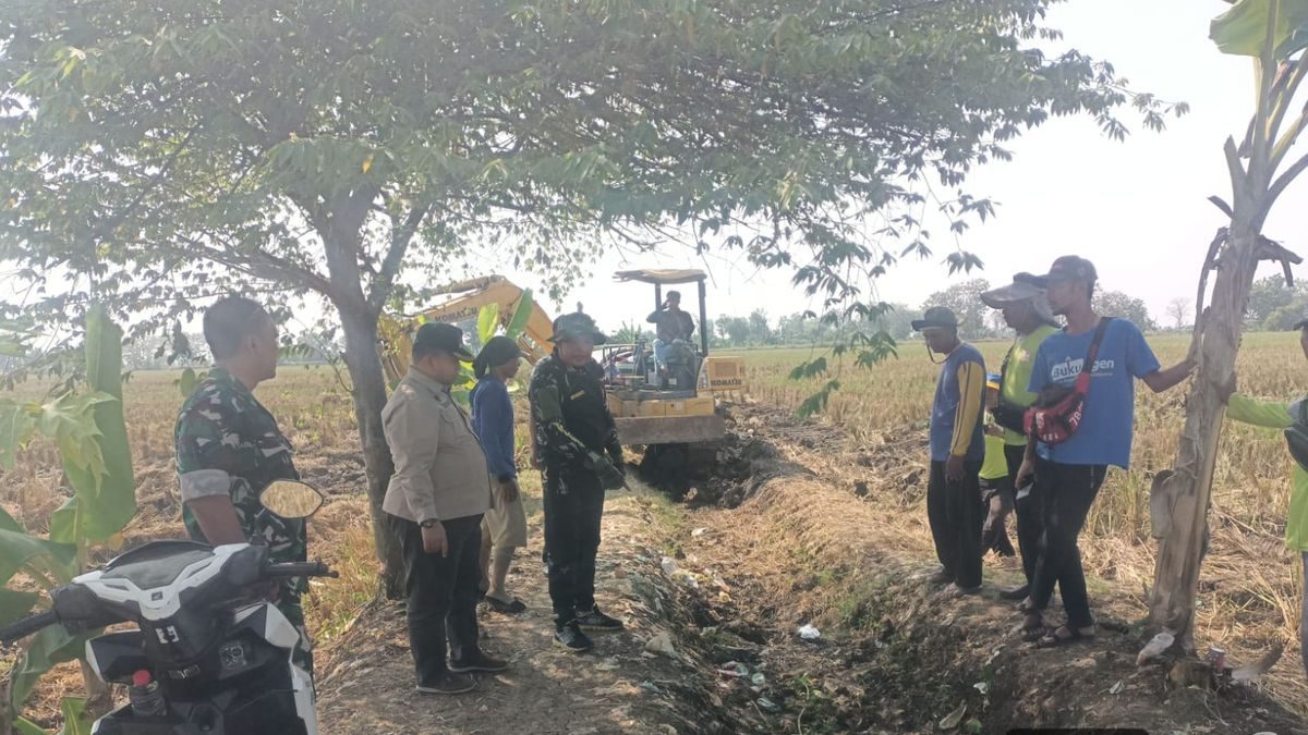 Pantau Program Padat Karya Cikedung: Peltu Rudiyanto Pastikan Dana Desa Tepat Sasaran