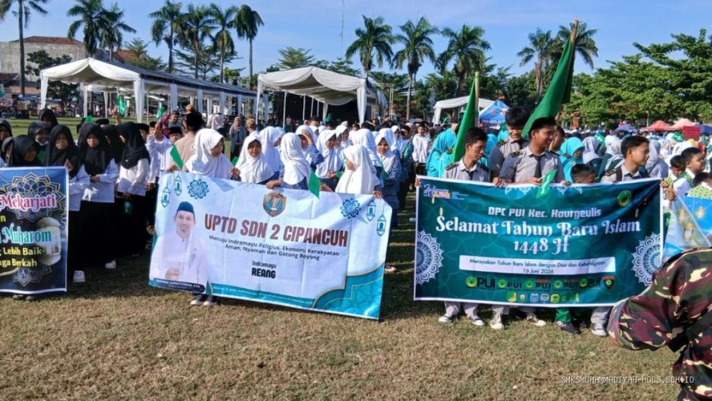 Pawai Tahun Baru Islam 1 Muharam 1448 H Haurgeulis: Ribuan Warga & Pelajar Ikut