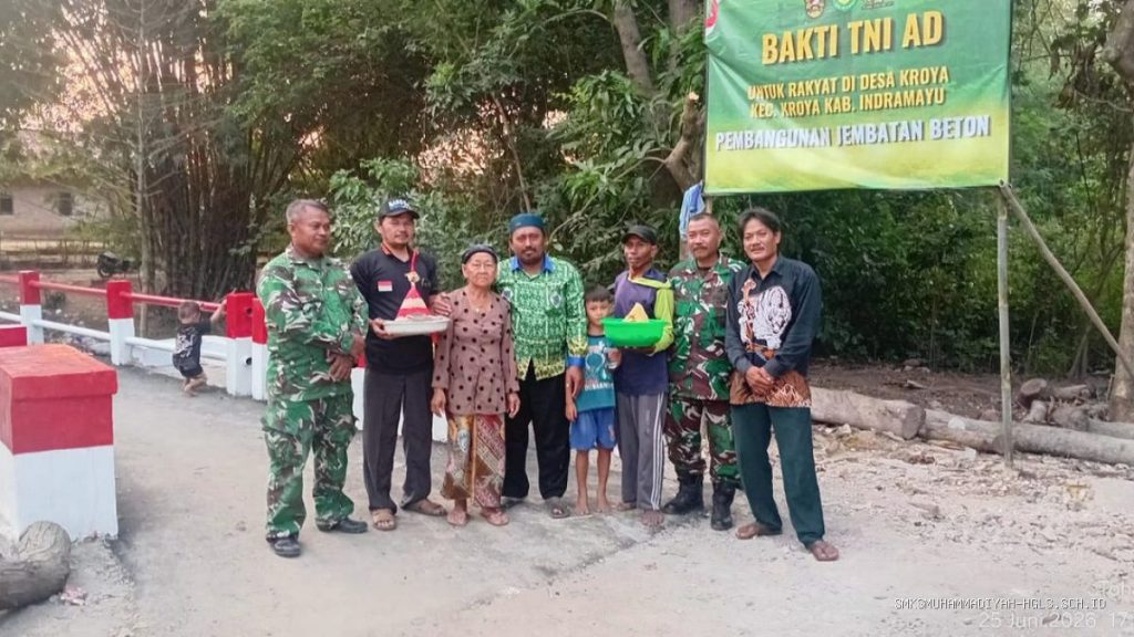 Pembangunan Jembatan Garuda Rampung: Syukuran Warga Tegal Kroya Indramayu