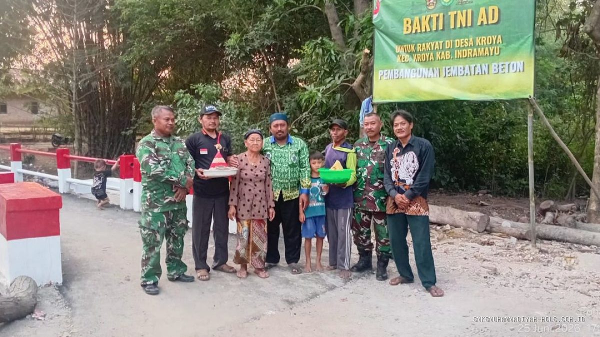 Pembangunan Jembatan Garuda Rampung: Syukuran Warga Tegal Kroya Indramayu