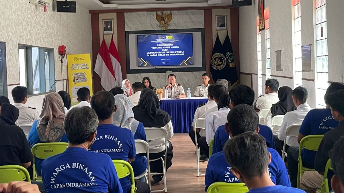 Penyuluhan & Pemeriksaan Kesehatan Cegah Virus Hanta di Lapas Indramayu