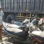 Kecelakaan di Pantura Sukra Indramayu, Belasan Motor Jadi Korban