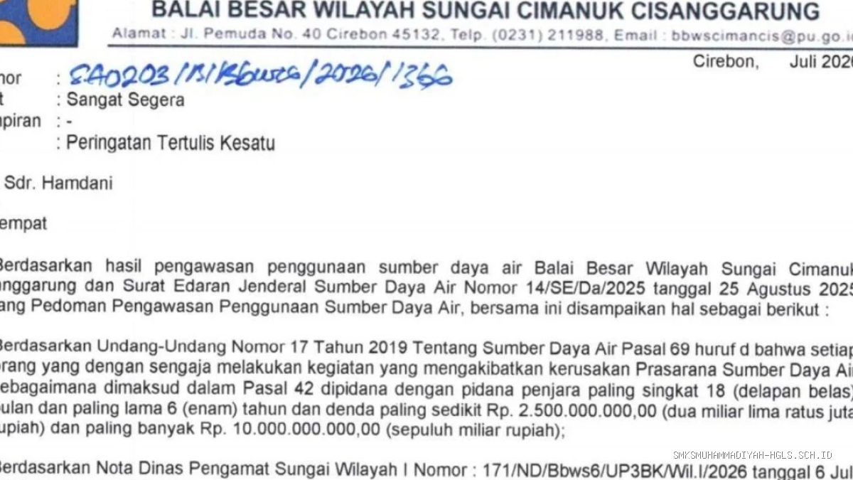 Ultimatum BBWS Menggema! IWOI dan LSM Penjara Indonesia Desak Penegakan Hukum Kasus Tanggul Embung Rancamulya