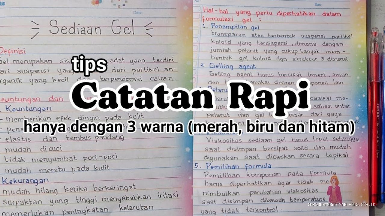 Photo via Bing Images - Cara Membuat Catatan Sekolah yang Rapi dan Menarik