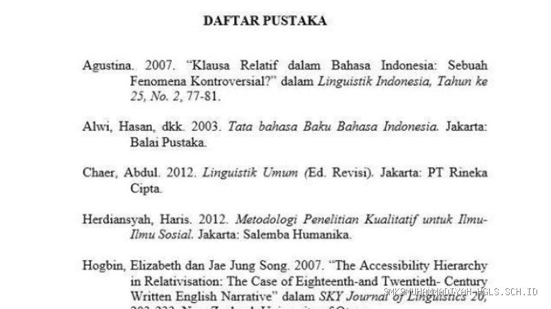 Panduan Lengkap Menulis Daftar Pustaka yang Benar untuk Siswa