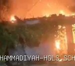 Kebakaran di Kampung Arab Indramayu, Damkar Berupaya Padamkan Api