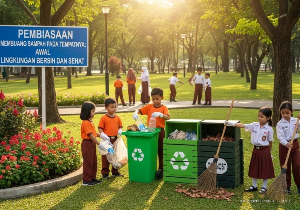 Langkah Efektif Membangun Kebiasaan Membuang Sampah pada Tempatnya