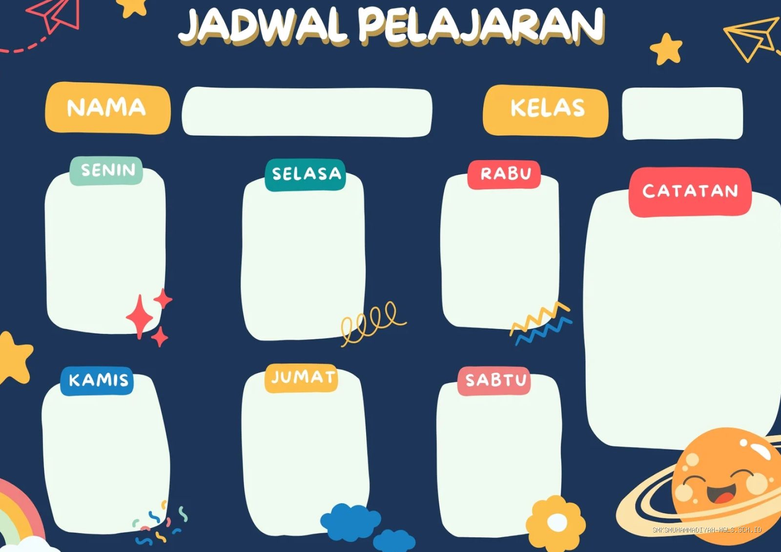 Photo by tutorly.id - Panduan Membuat Jadwal Pelajaran Kreatif agar Mudah Dibaca