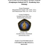 Contoh Format Daftar Tabel dan Daftar Gambar Laporan Praktik Sekolah