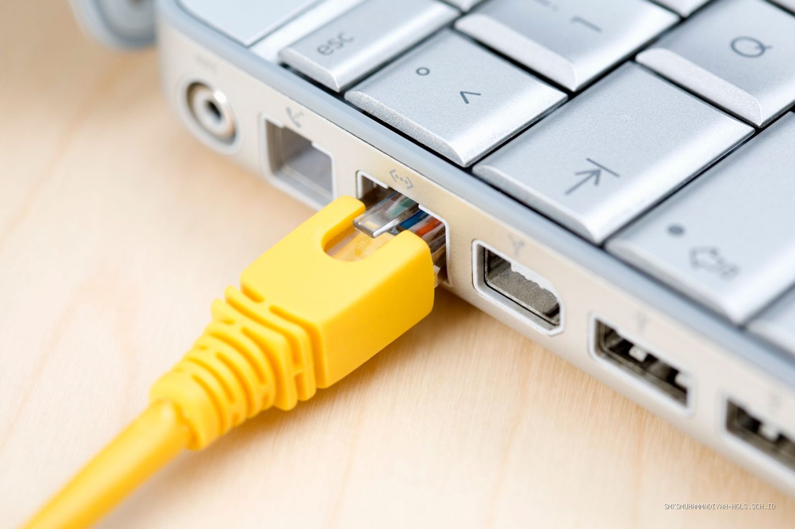 Format Laporan PKL TKJ Pembuatan Jaringan Peer to Peer Dua Laptop Kabel LAN