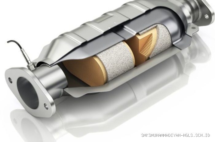Kisi-kisi Soal Teori Kejuruan Otomotif Sistem Pembuangan Knalpot Catalytic Converter