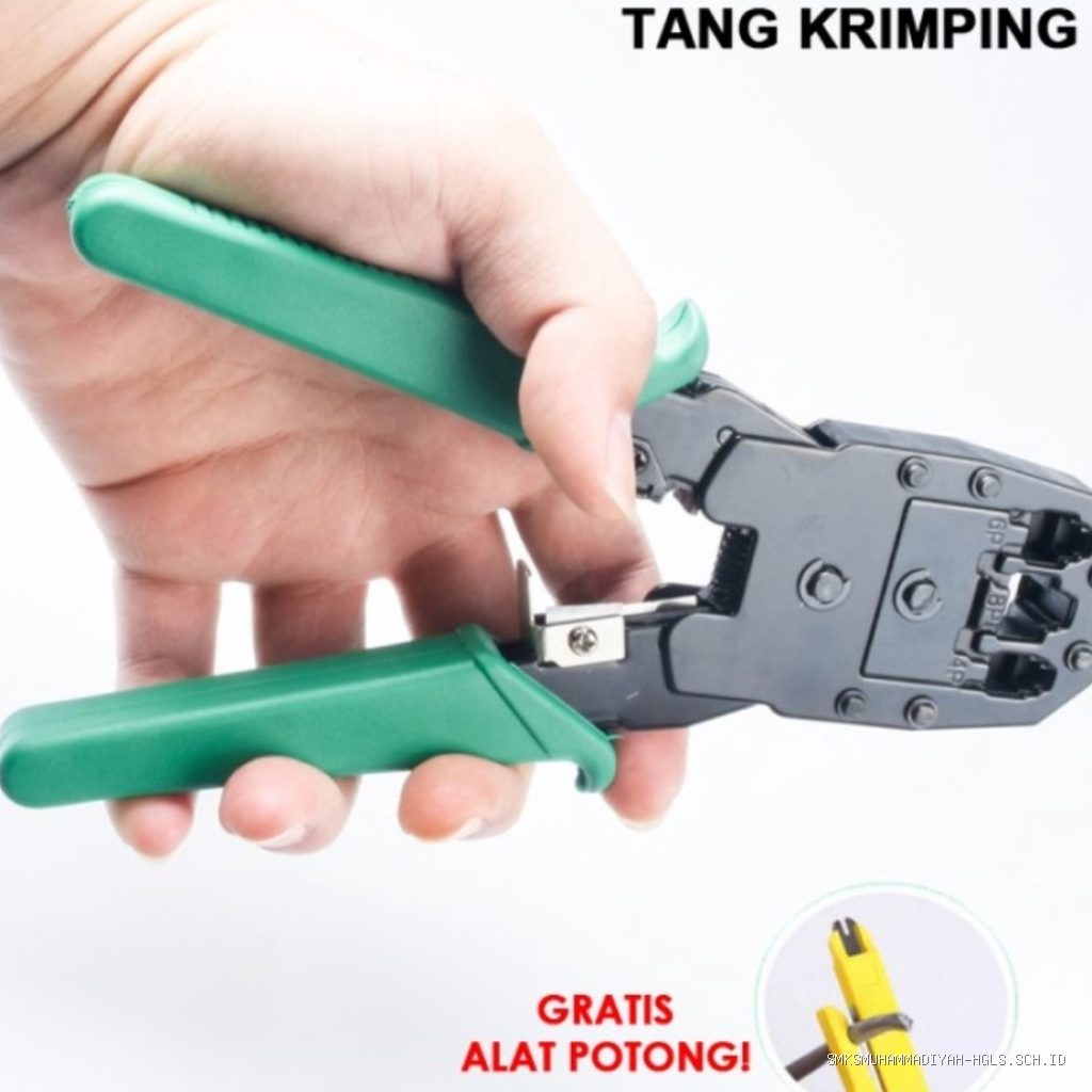 Langkah Crimping Kabel UTP Straight dan Cross Lolos Uji Cable Tester UKK